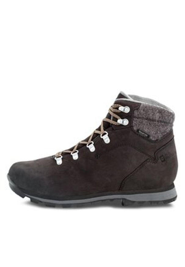 Jack Wolfskin Trekkingi Thunder Bay Texapore Mid M 4053651 Szary. Kolor: szary. Materiał: skóra, nubuk. Sport: turystyka piesza