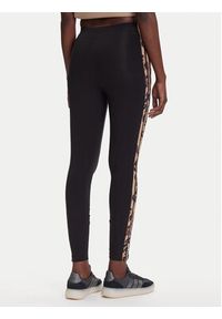 Adidas - adidas Legginsy Animal Print 3-Stripes JM1864 Czarny Slim Fit. Kolor: czarny. Materiał: bawełna. Wzór: nadruk #6