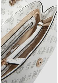 Guess - GUESS Biała damska torebka Eco Erica. Kolor: biały. Materiał: skórzane. Styl: elegancki #6
