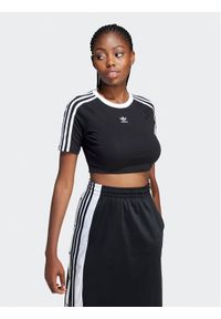 Adidas - adidas T-Shirt 3-Stripes Baby IU2532 Czarny Slim Fit. Kolor: czarny. Materiał: bawełna #1