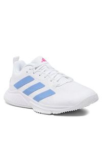 Adidas - adidas Buty Court Team Bounce 2.0 Shoes HR1234 Biały. Kolor: biały. Materiał: materiał #3
