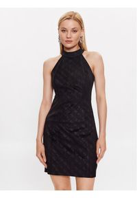 Guess Sukienka codzienna W3YK37 WFIY0 Czarny Bodycon Fit. Okazja: na co dzień. Kolor: czarny. Materiał: syntetyk. Typ sukienki: proste, bodycon. Styl: casual