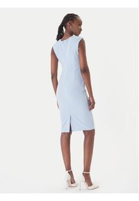 Rinascimento Sukienka koktajlowa CFC0127683003 Błękitny Slim Fit. Kolor: niebieski. Materiał: syntetyk. Styl: wizytowy #3