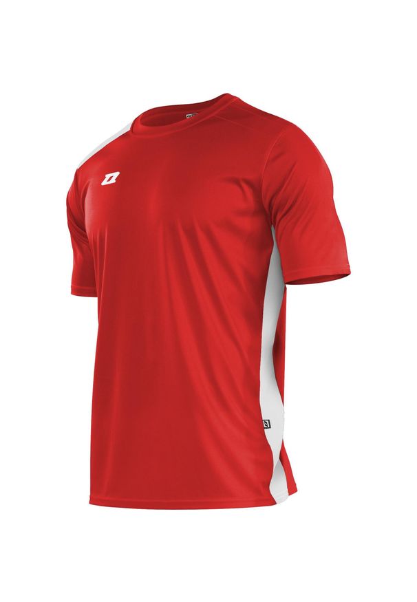 ZINA - Koszulka do piłki nożnej męska Zina Contra z krótkim rękawem. Kolor: biały, wielokolorowy, czerwony. Długość rękawa: krótki rękaw. Długość: krótkie