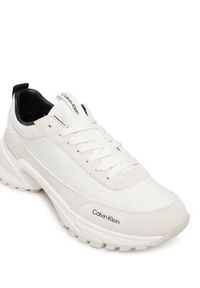 Calvin Klein Sneakersy Hike Runner Mg Nylon Mix YW0YW02075 Biały. Kolor: biały. Materiał: skóra #4