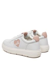 Love Moschino - LOVE MOSCHINO Sneakersy JA15154G1MIA110B Biały. Kolor: biały. Materiał: skóra #4