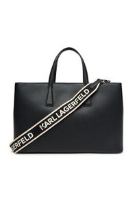 Karl Lagerfeld - KARL LAGERFELD Torebka A3W30315 Czarny. Kolor: czarny. Materiał: skórzane #6