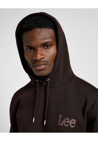 Lee - LEE MĘSKA BLUZA Z KAPTUREM WOBBLY LEE HOODIE ESPRESSO 112358005 LM54007765. Typ kołnierza: kaptur #6