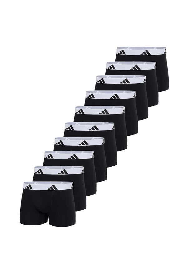 Adidas - Bokserki Active Flex Cotton 10 pak. Kolor: wielokolorowy. Materiał: elastan, bawełna. Sport: fitness