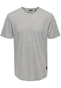Only & Sons T-Shirt Matt 22002973 Szary Regular Fit. Kolor: szary. Materiał: syntetyk #3