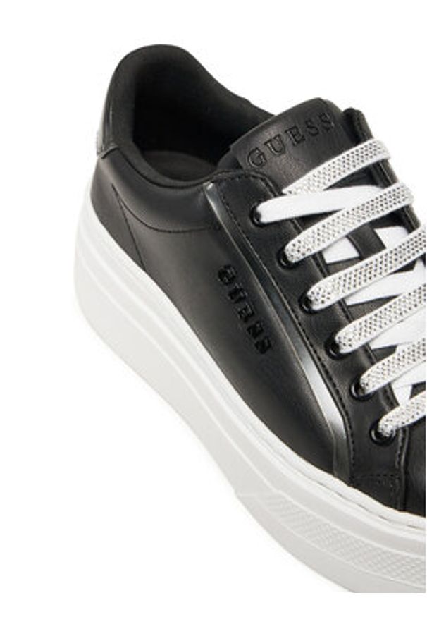 Guess Sneakersy FLJMRI ELE12 Czarny. Kolor: czarny. Materiał: skóra