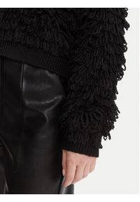 French Connection Kardigan 78ZBU Czarny Regular Fit. Kolor: czarny. Materiał: syntetyk #4