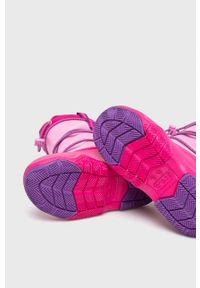 Crocs - Buty dziecięce. Nosek buta: okrągły. Kolor: różowy
