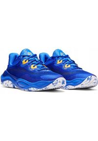 Buty do chodzenia męskie Under Armour Curry Splash. Zapięcie: sznurówki. Kolor: niebieski. Materiał: materiał, syntetyk, tkanina. Szerokość cholewki: normalna. Sport: turystyka piesza