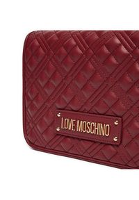 Love Moschino - LOVE MOSCHINO Torebka JC4000PP1LLA0552 Bordowy. Kolor: czerwony. Materiał: skórzane #6