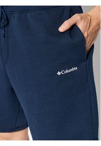 columbia - Columbia Szorty sportowe Logo Fleece 1884601464 Granatowy Regular Fit. Kolor: niebieski. Materiał: bawełna. Styl: sportowy #4