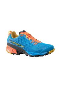 LA SPORTIVA - Buty do biegania męskie La Sportiva LA Akyra Ii 2024. Zapięcie: sznurówki. Kolor: niebieski. Materiał: syntetyk, materiał. Szerokość cholewki: normalna