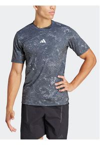 Adidas - adidas Koszulka techniczna Power Workout IK9685 Szary Slim Fit. Kolor: szary. Materiał: syntetyk #4