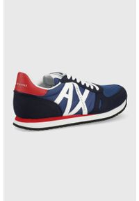 Armani Exchange sneakersy XUX017.XCC68.K665 kolor granatowy. Zapięcie: sznurówki. Kolor: niebieski. Materiał: guma #2