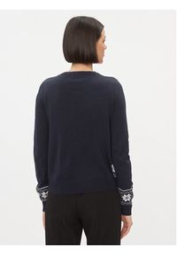 Vero Moda Sweter 10292636 Granatowy Regular Fit. Kolor: niebieski. Materiał: syntetyk