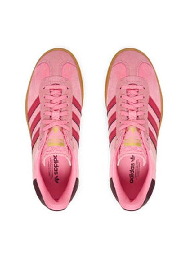 Adidas - adidas Sneakersy Gazelle Bold JR5964 Różowy. Kolor: różowy. Materiał: skóra, zamsz. Model: Adidas Gazelle