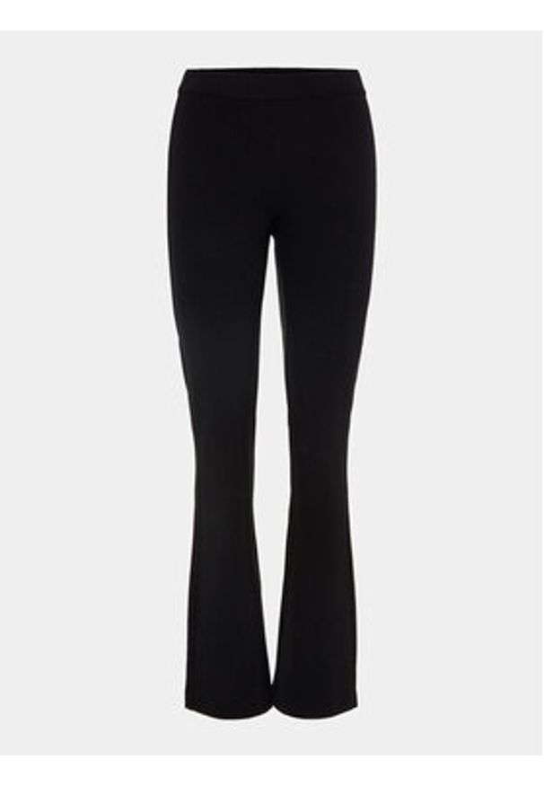 Vero Moda Spodnie materiałowe Kamma 10209858 Czarny Flared Fit. Kolor: czarny. Materiał: syntetyk