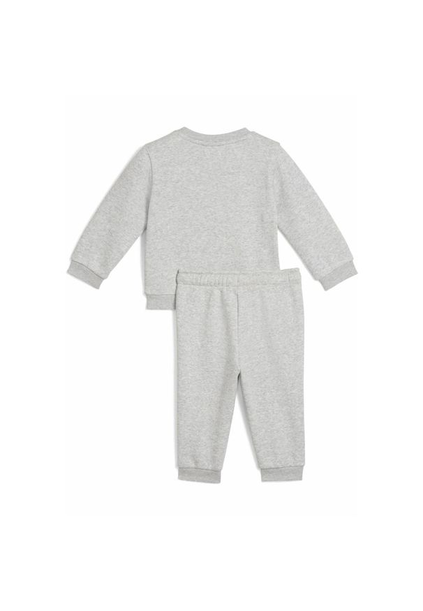 Puma - Dres dla małych dzieci Essentials Minicats PUMA Light Gray Heather. Kolor: wielokolorowy, czarny, szary. Materiał: dresówka. Wzór: nadruk