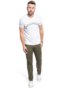 Wrangler - MĘSKI T-SHIRT WRANGLER SS RAINBOW TEE WHITE W7F2D3989 #3