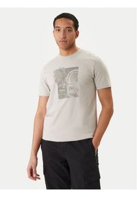 BOSS T-Shirt Imprint 50556007 Beżowy Regular Fit. Kolor: beżowy. Materiał: bawełna #1