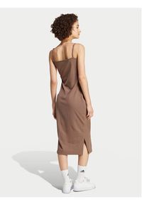 Adidas - adidas Sukienka codzienna ALL SZN IX3795 Brązowy Slim Fit. Okazja: na co dzień. Kolor: brązowy. Materiał: wiskoza, bawełna. Typ sukienki: proste. Styl: casual #6