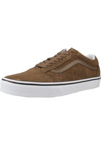 Vans - Buty VANS OLD SKOOL Brązowy. Kolor: brązowy. Materiał: tkanina, skóra