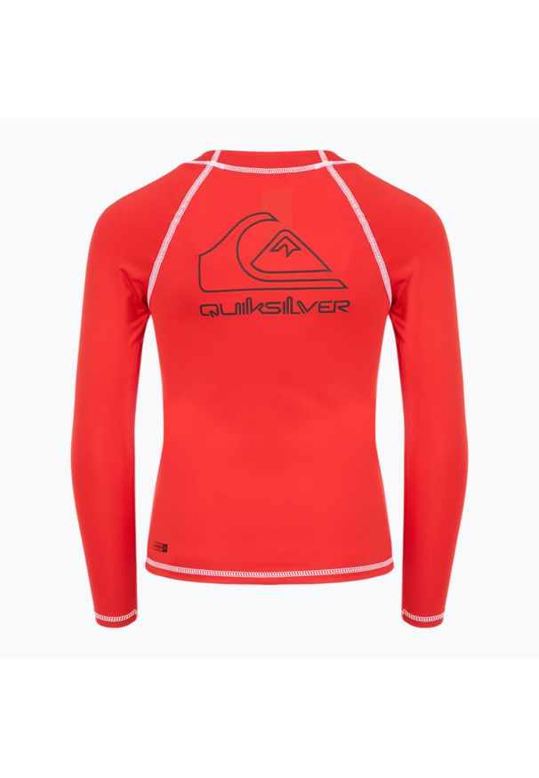 Longsleeve do pływania dziecięcy Quiksilver On Tour. Kolor: czerwony