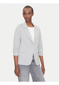 Fransa Marynarka 20604689 Szary Regular Fit. Kolor: szary. Materiał: syntetyk