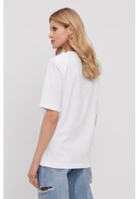 Miss Sixty T-shirt damski kolor biały. Kolor: biały. Materiał: dzianina. Wzór: nadruk #3