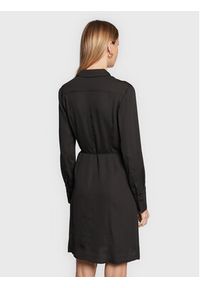 Calvin Klein Sukienka koszulowa K20K205348 Czarny Regular Fit. Kolor: czarny. Materiał: syntetyk. Typ sukienki: koszulowe