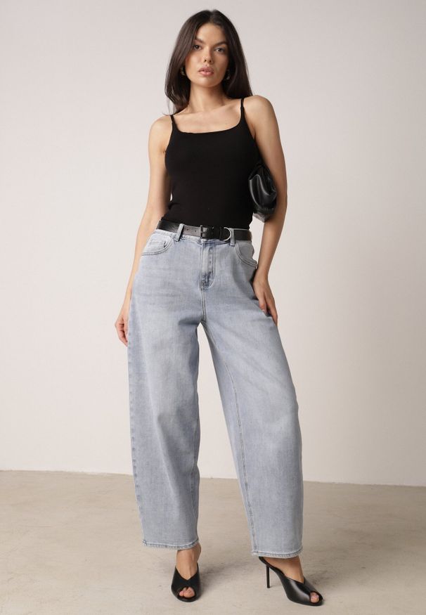 Born2be - Czarny Wiskozowy Top z Podwójnymi Ramiączkami Hendrea. Okazja: na co dzień. Kolor: czarny. Materiał: wiskoza. Długość rękawa: na ramiączkach. Styl: casual, elegancki