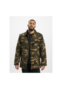 Kurtka zimowa dwa w jednym Urban Classics Peter. Kolor: zielony, brązowy, wielokolorowy. Sezon: zima #1