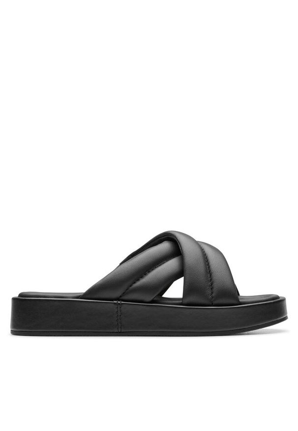 Klapki Clarks. Kolor: czarny