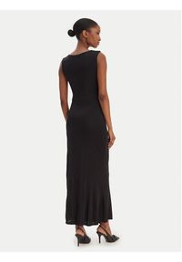 Hugo - HUGO Sukienka wieczorowa Nastasiel 50554034 Czarny Slim Fit. Kolor: czarny. Materiał: wiskoza. Styl: wizytowy #3