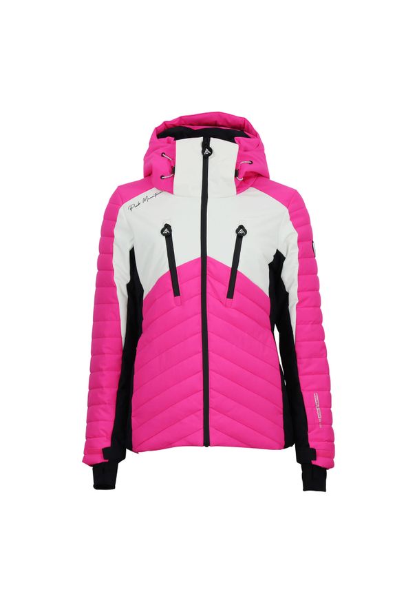 PEAK MOUNTAIN - Damska kurtka wodoodporna Peak Mountain Archarme. Kolor: różowy. Sezon: zima. Sport: narciarstwo