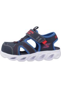 skechers - Sandały Skechers Model Hypno-splash Kolor Niebieski. Kolor: niebieski. Materiał: tkanina. Sezon: lato