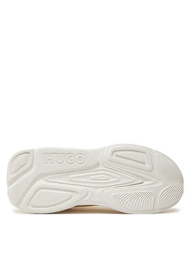 Hugo - HUGO Sneakersy Leon 50536660 Beżowy. Kolor: beżowy. Materiał: materiał