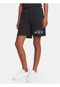 Emporio Armani Underwear Szorty sportowe EW000496 AF10882 UC001 Czarny Loose Fit. Kolor: czarny. Materiał: bawełna