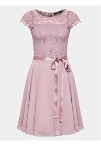 Swing Sukienka koktajlowa 5AF02700 Różowy Regular Fit. Kolor: różowy. Materiał: syntetyk. Styl: wizytowy #1