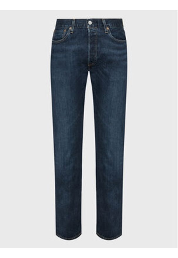 Levi's® Jeansy 501® 00501-3199 Granatowy Straight Leg. Kolor: niebieski