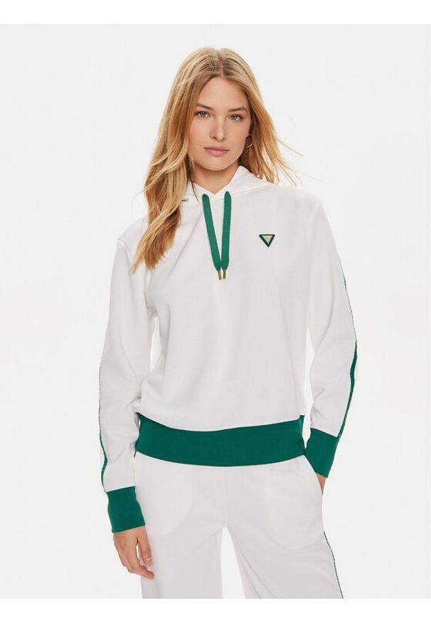 Guess Bluza V4GQ01 KBFB2 Zielony Regular Fit. Kolor: zielony. Materiał: syntetyk