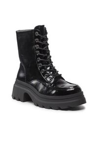 DeeZee Trapery ZALHY211116 Czarny. Kolor: czarny. Materiał: skóra #3