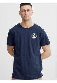 Blend T-Shirt 20715320 Granatowy Regular Fit. Kolor: niebieski. Materiał: bawełna