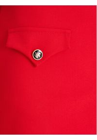 Morgan Spódnica mini 252-JADOR.F Czerwony Slim Fit. Kolor: czerwony. Materiał: bawełna #4