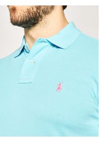 Polo Ralph Lauren Polo Core Replen 710795080 Niebieski Slim Fit. Typ kołnierza: polo. Kolor: niebieski. Materiał: bawełna #5